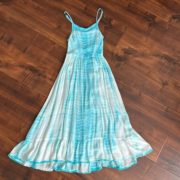 chinese dress ladies (S/M) White Sheer Gauzy Off The Shoulder Maxi Dress main image 0